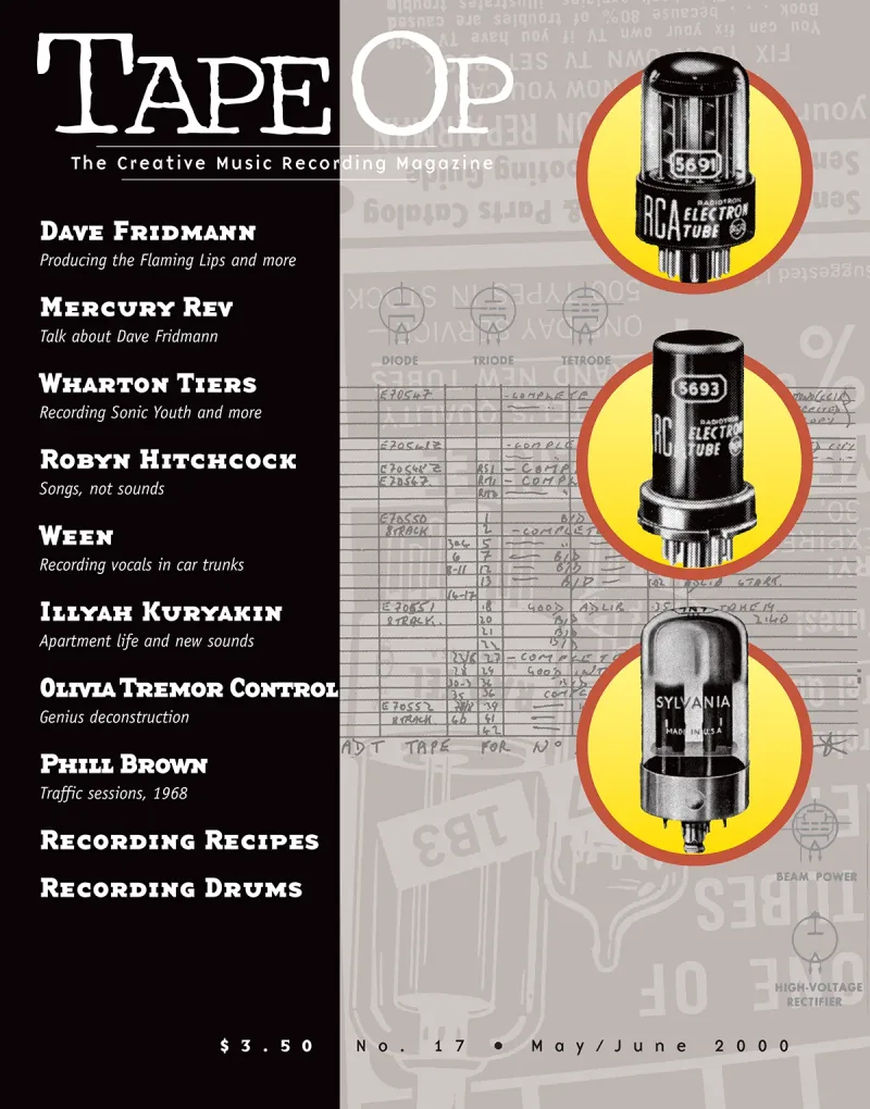 Tape Op Magazine Issue #17 Cover
