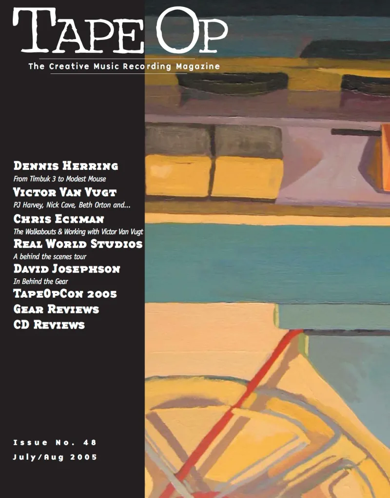 Tape Op Magazine Issue #48 Cover