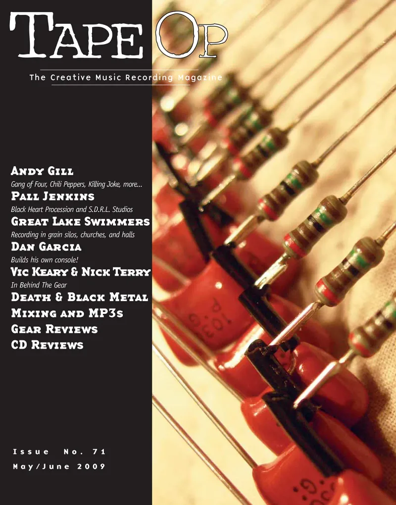 Tape Op Magazine Issue #71 Cover