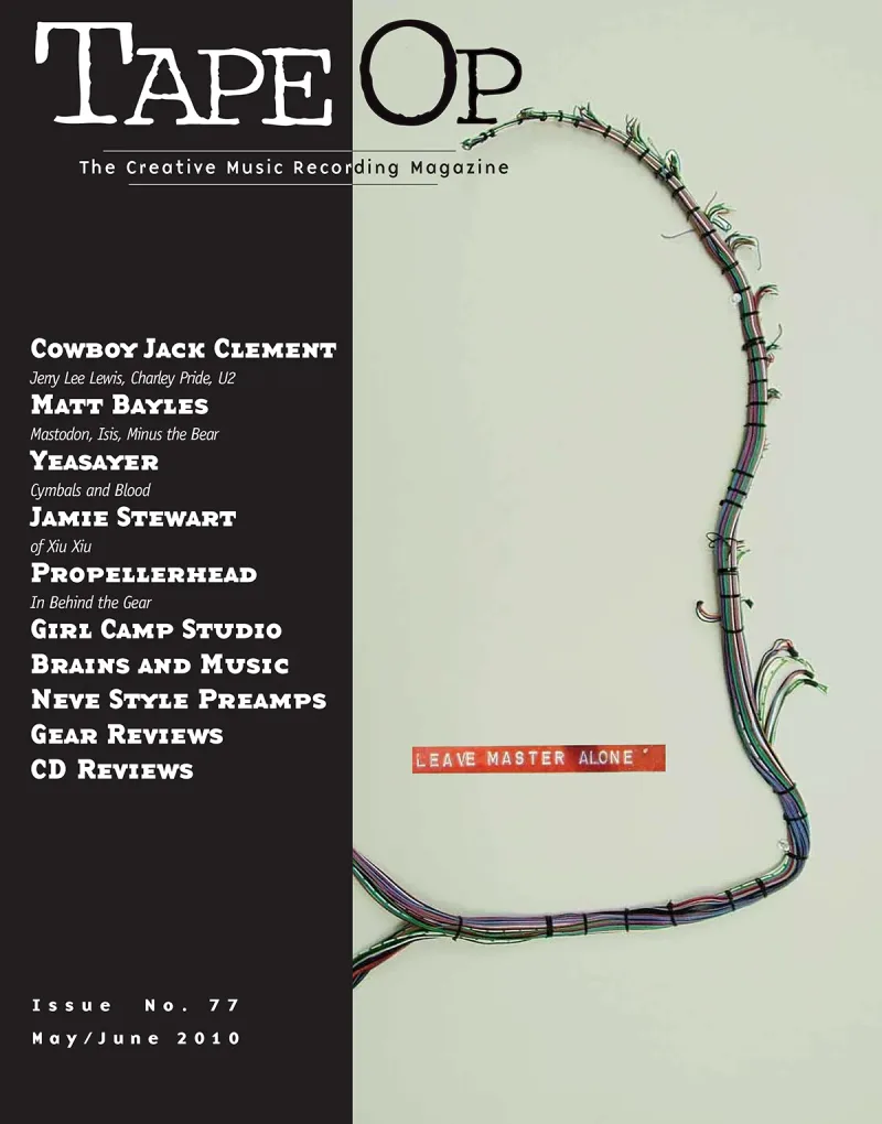 Tape Op Magazine Issue #77 Cover