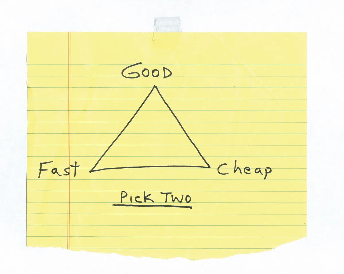 Done Fast, Done Good, Done Cheap