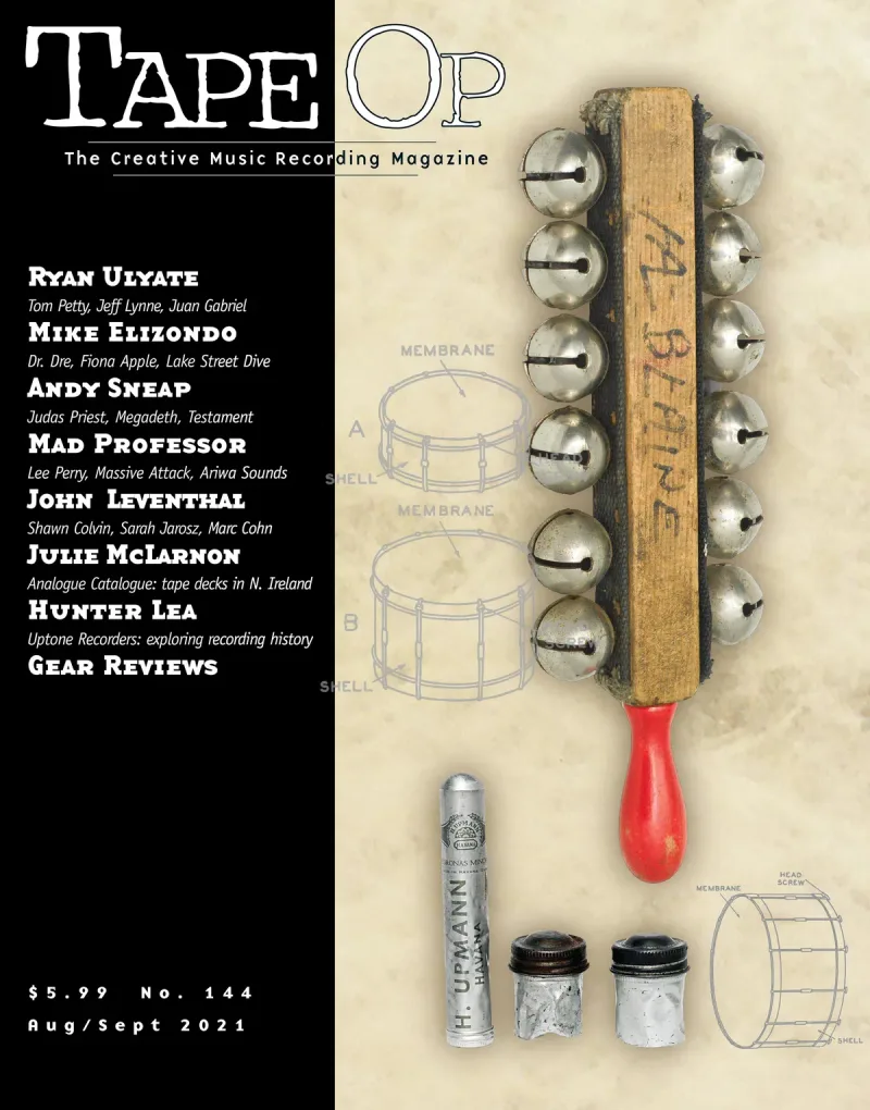 Tape Op Magazine Issue #144 Cover