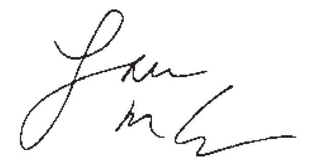 Larry Crane's signature