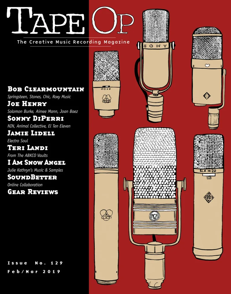 Tape Op Magazine Issue #129 Cover