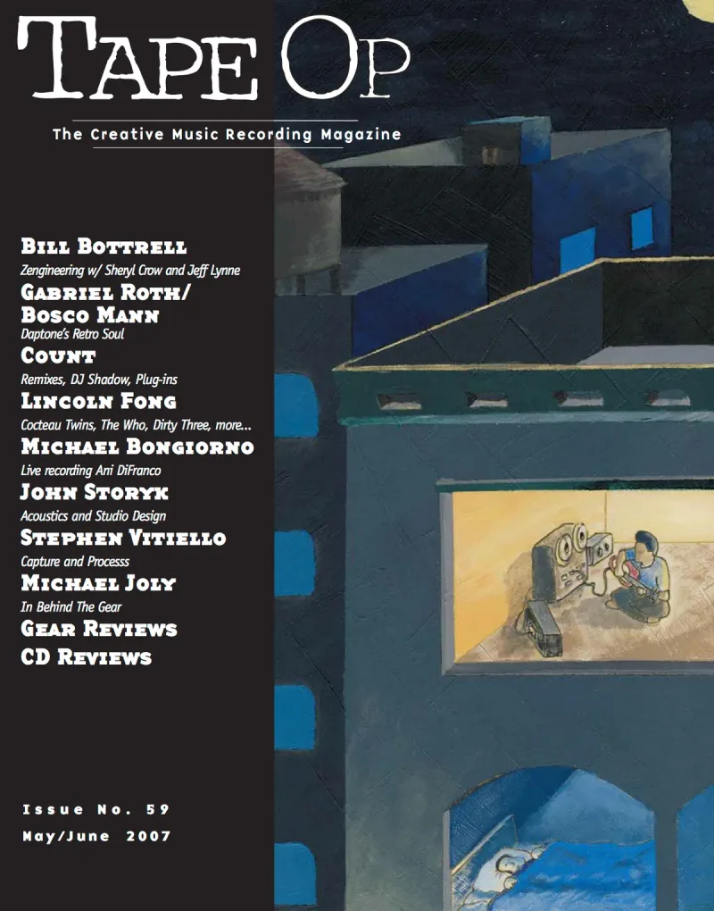 Tape Op Magazine Issue #59 Cover