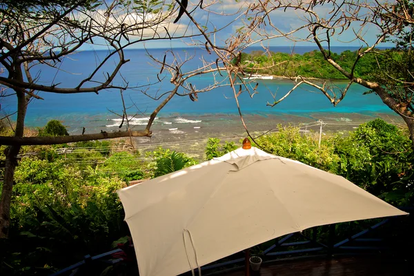 The view from the main sound room