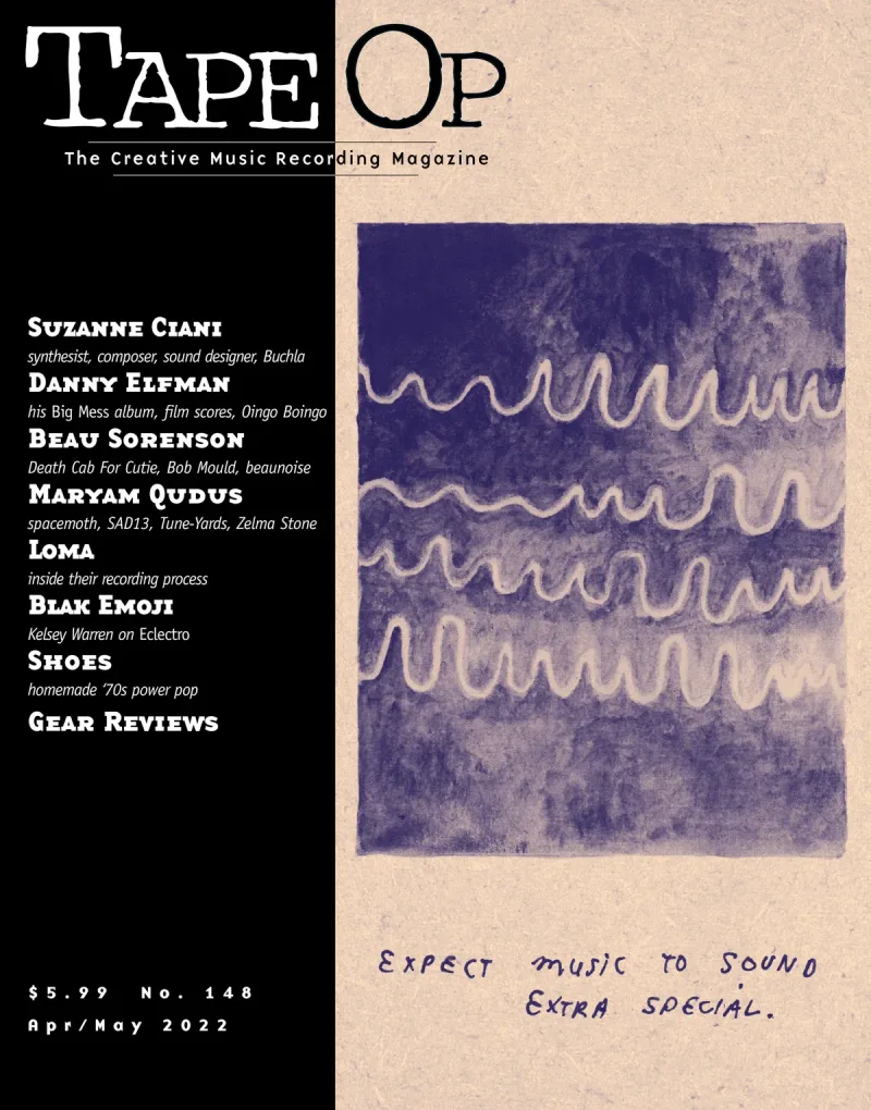Tape Op Magazine Issue #148 Cover