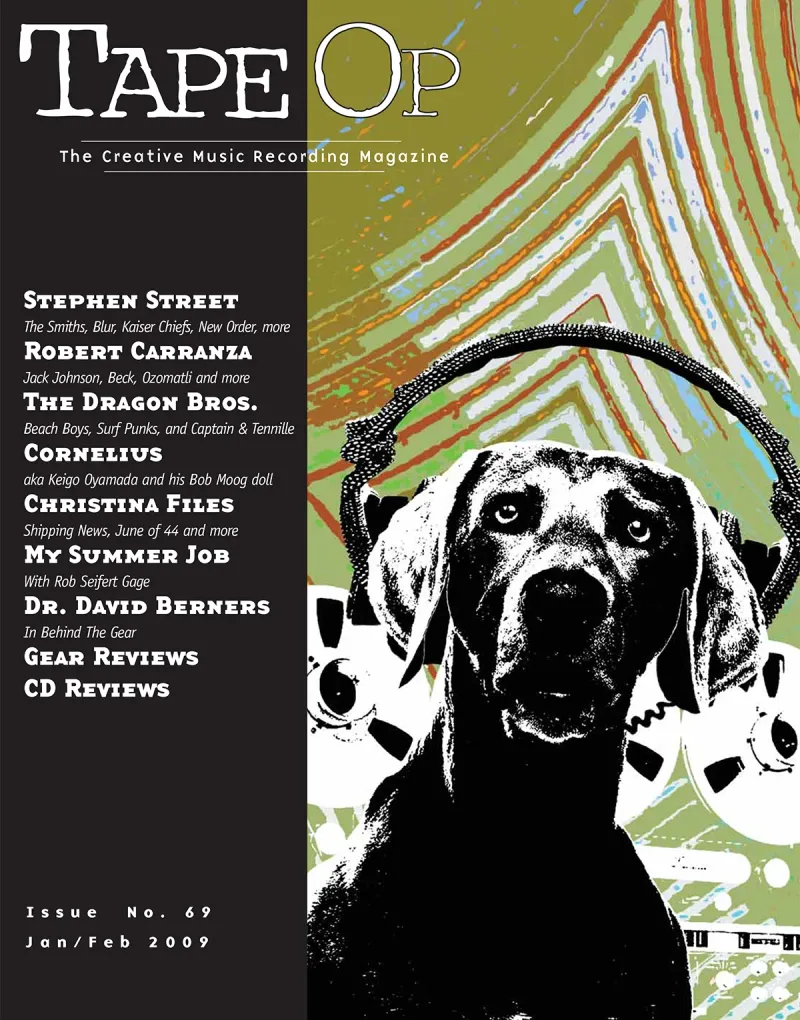 Tape Op Magazine Issue #69 Cover