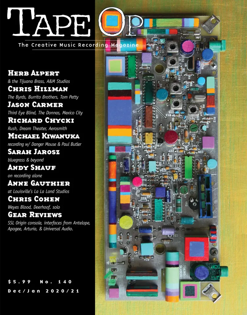 Tape Op Magazine Issue #140 Cover