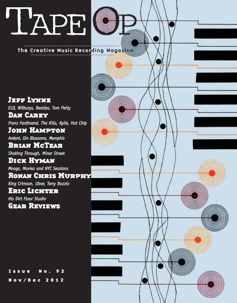 Tape Op Magazine Issue #92 Cover