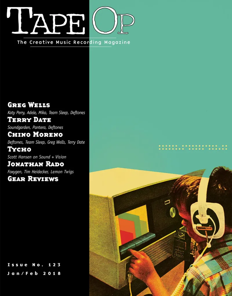 Tape Op Magazine Issue #123 Cover