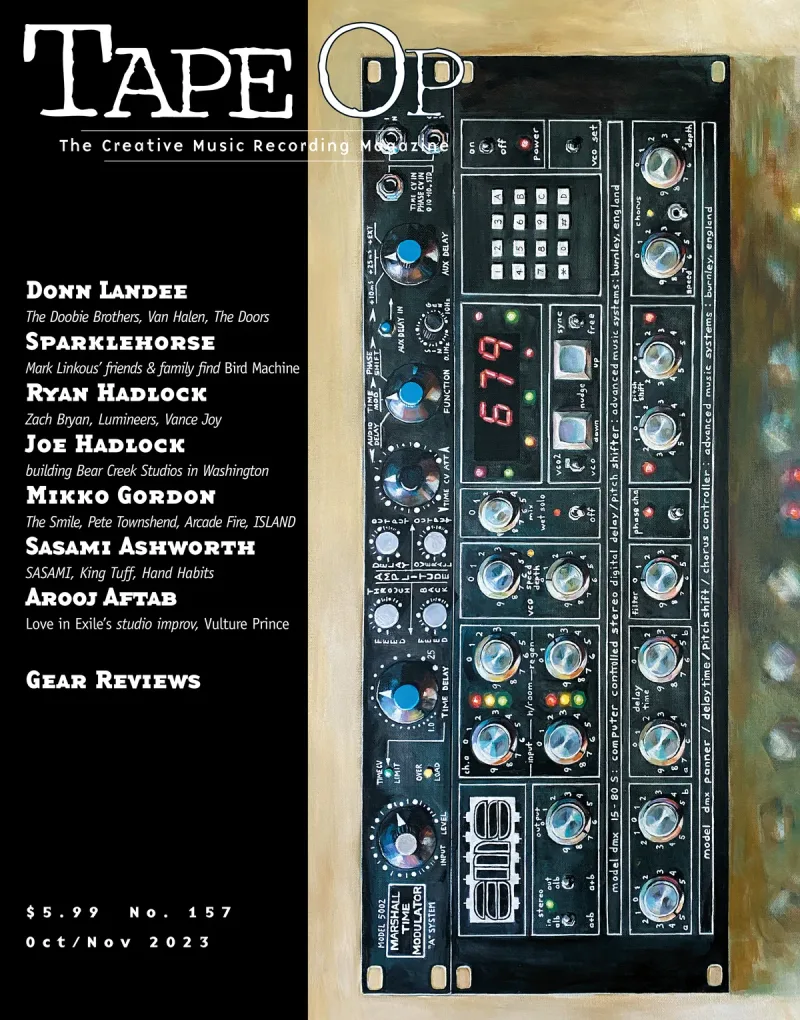 Tape Op Magazine Issue #157 Cover