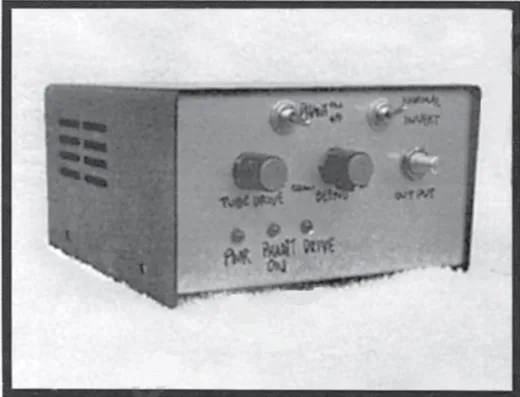PAIA mic preamp mounted in rack enclosure