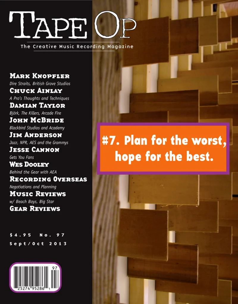 Tape Op Magazine Issue #97 Cover
