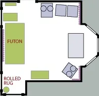 Room plan diagram