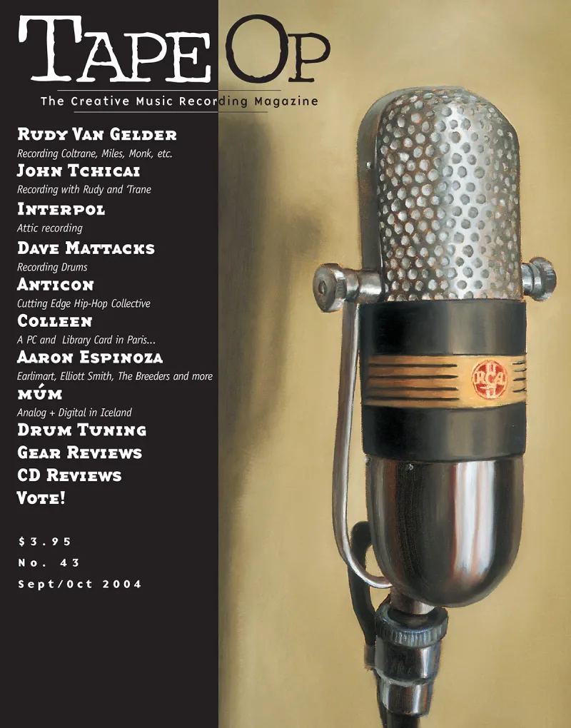 Tape Op Magazine Issue #43 Cover