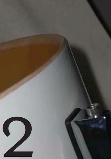 Photo 2: Sharp bearing edge