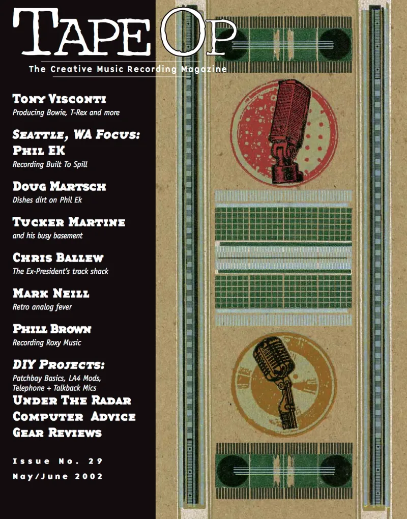 Tape Op Magazine Issue #29 Cover