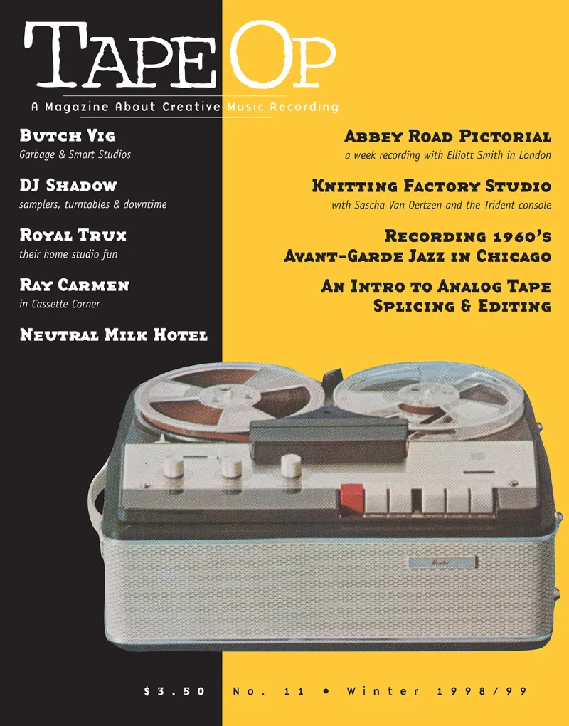 Tape Op Magazine Issue #11 Cover