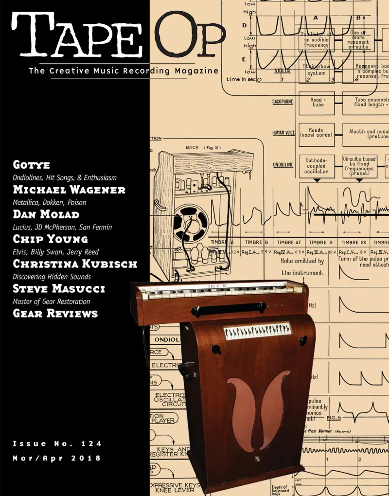 Tape Op Magazine Issue #124 Cover