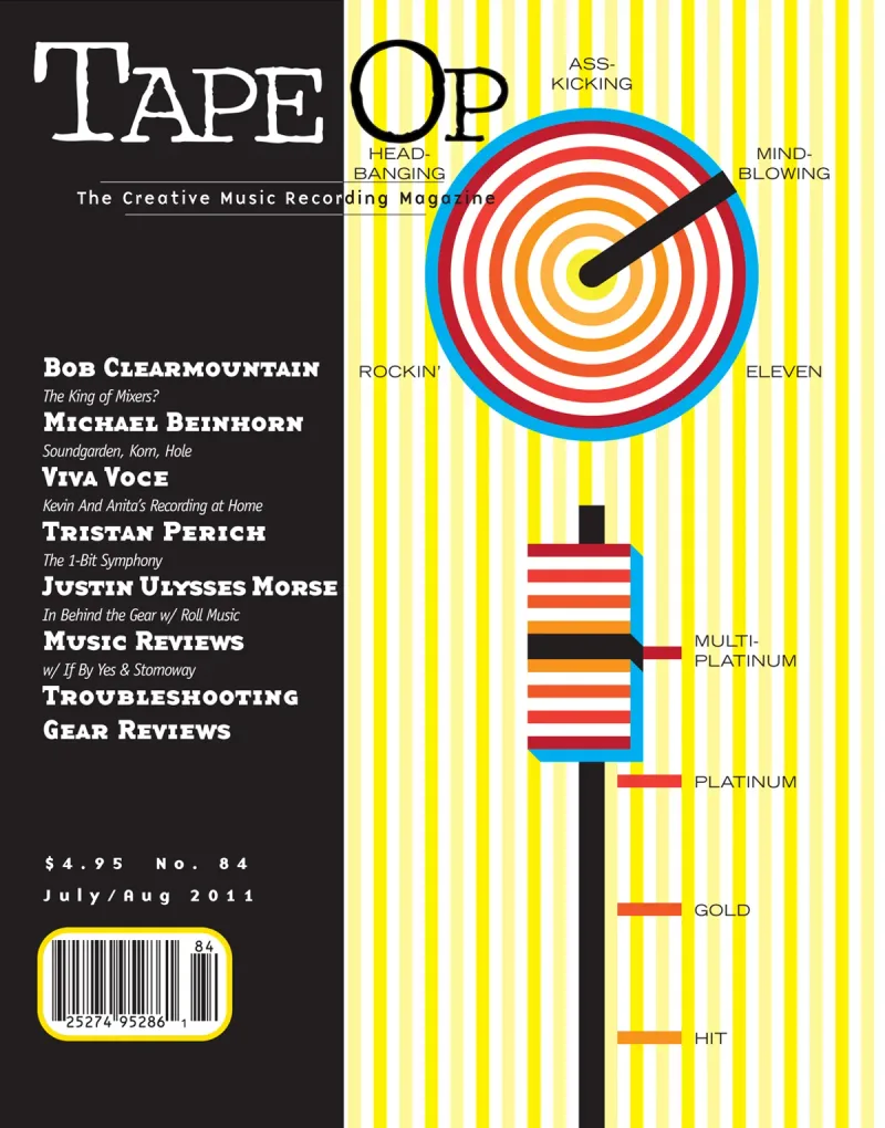 Tape Op Magazine Issue #84 Cover