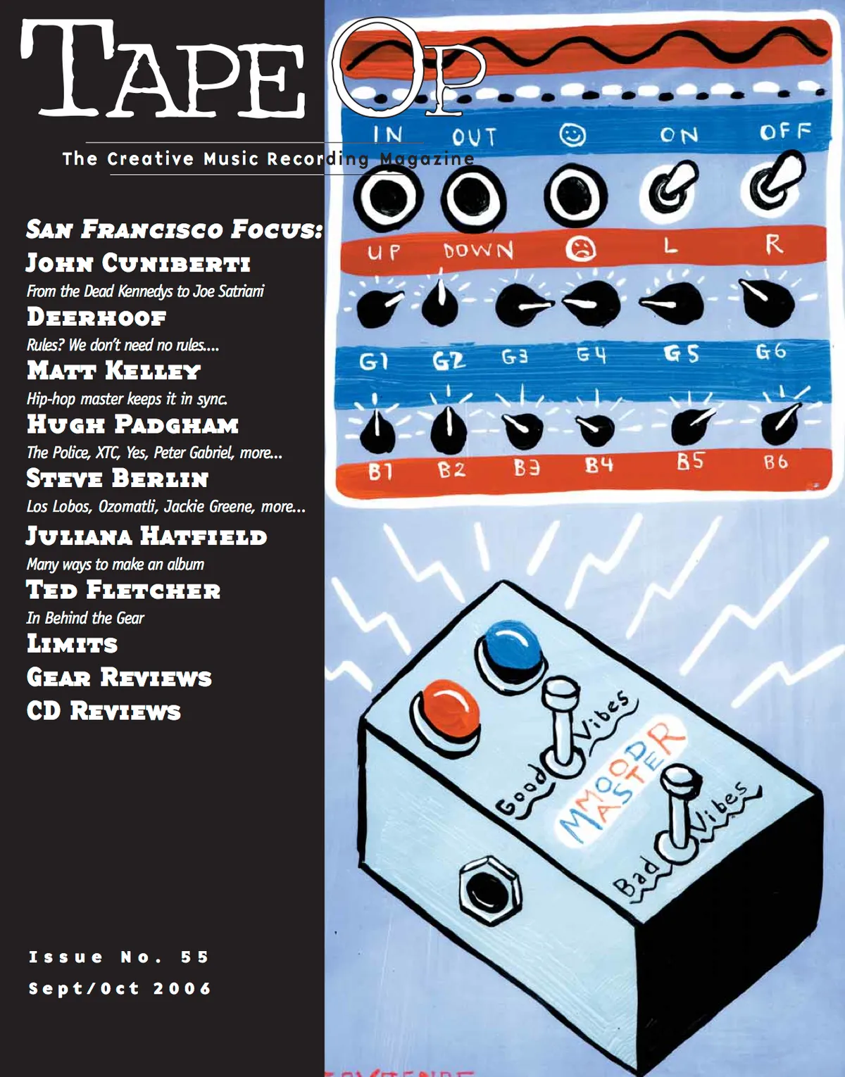 Tape Op Magazine Issue #55 Cover