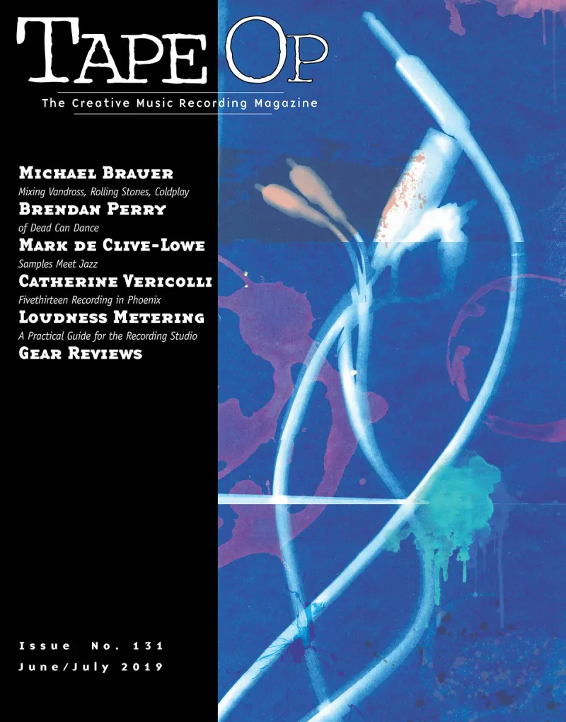 Tape Op Magazine Issue #131 Cover