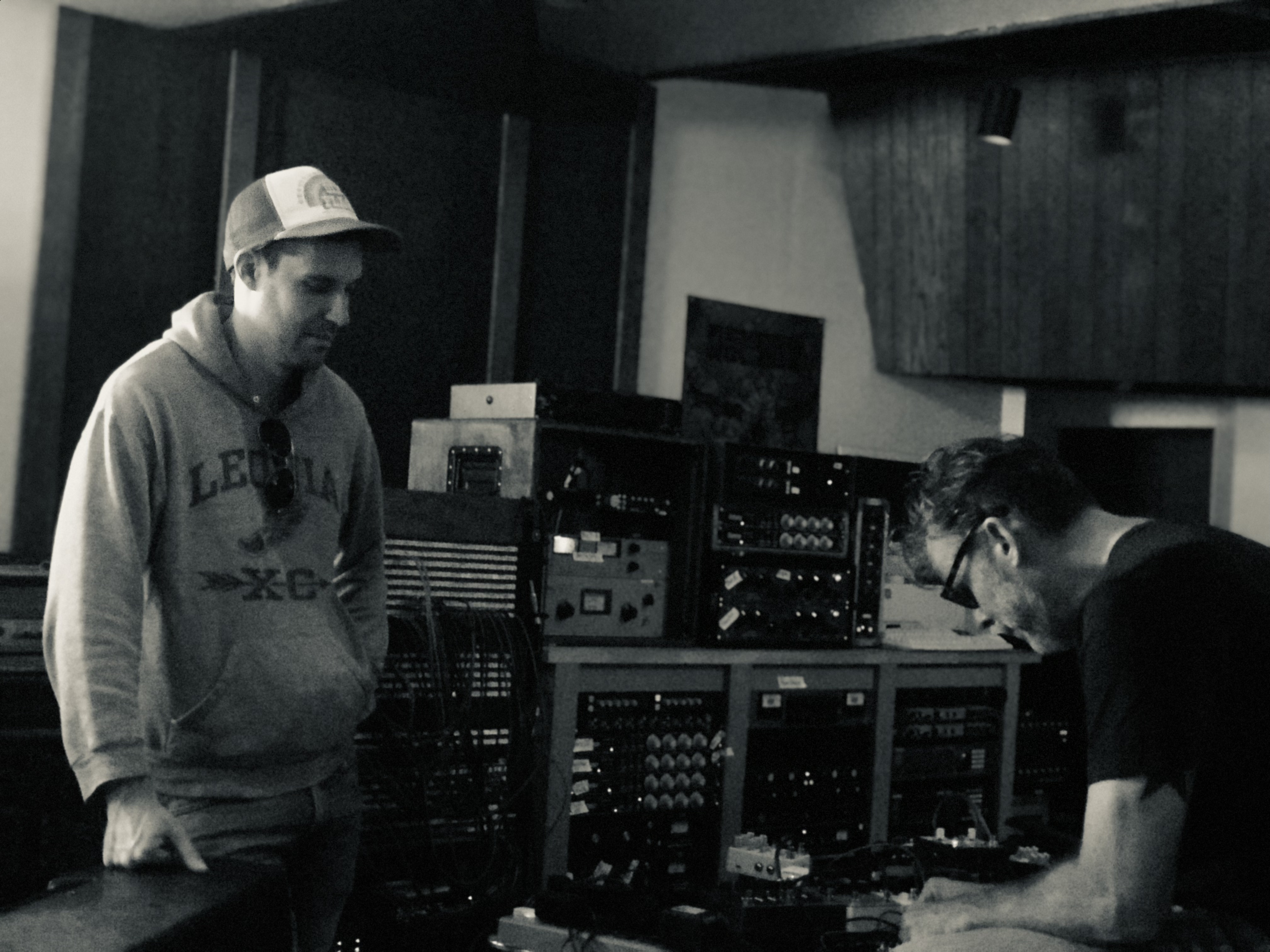 Ivan Anderson and Tim Lefebvre at Avast Recording Seattle (Photo GS)