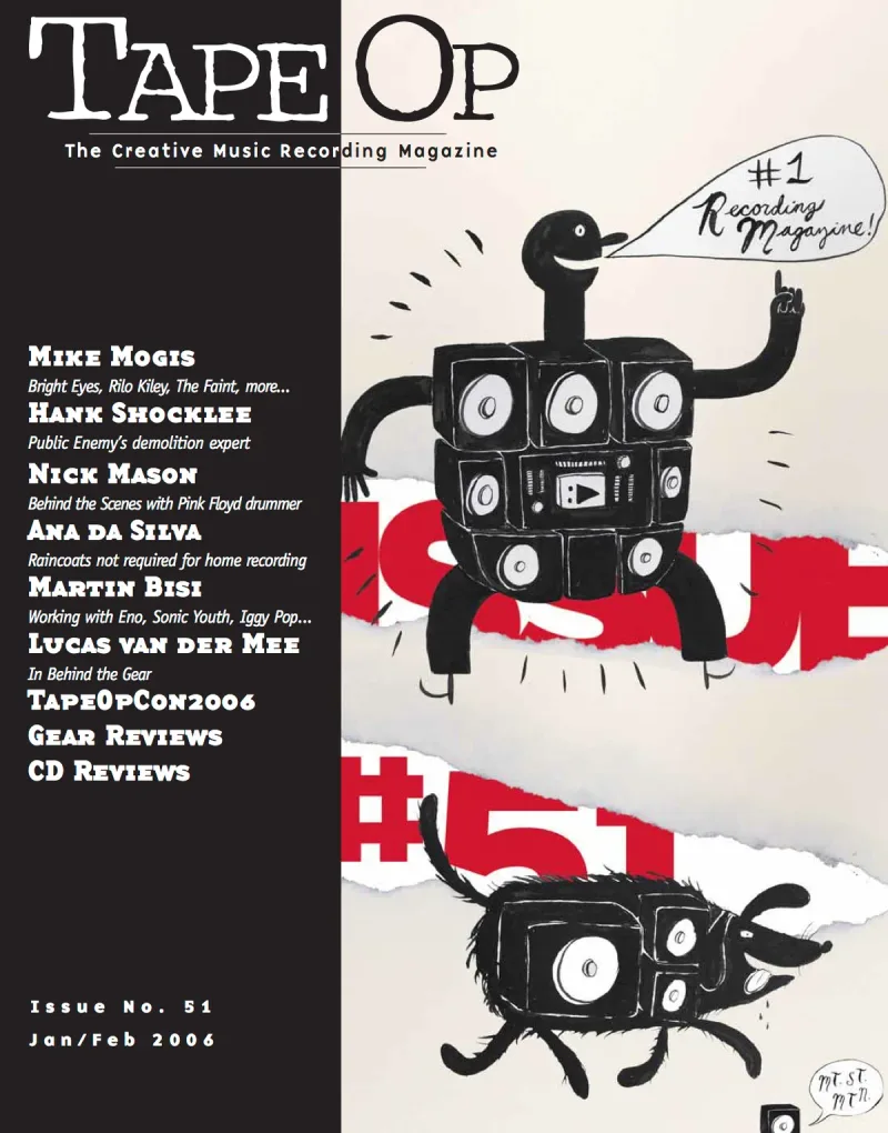 Tape Op Magazine Issue #51 Cover