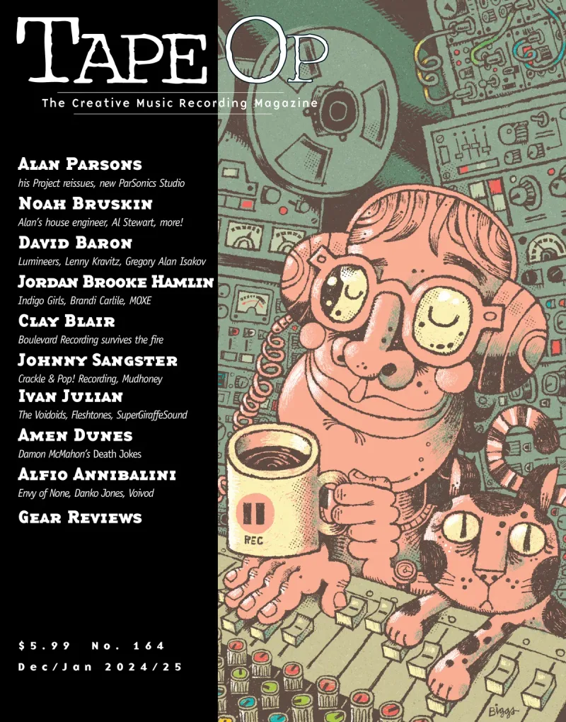 Tape Op Magazine Issue #164 Cover