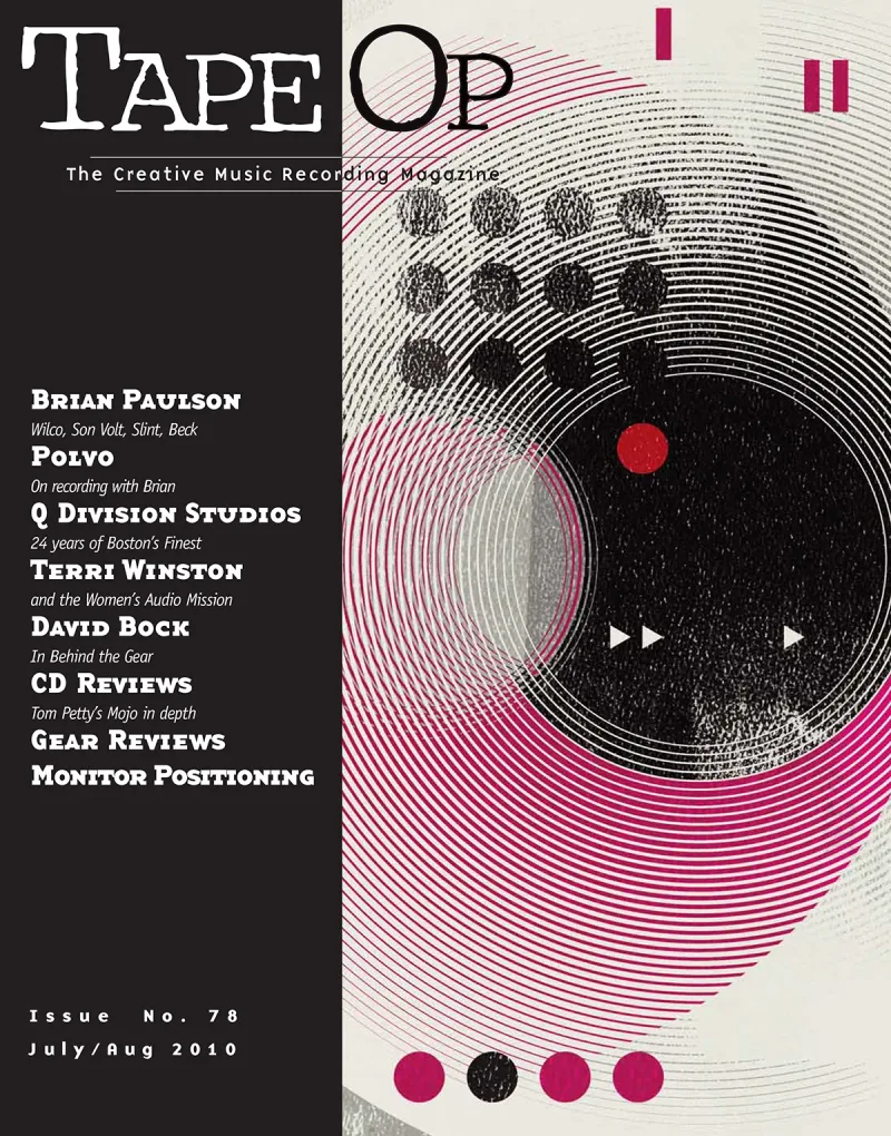 Tape Op Magazine Issue #78 Cover