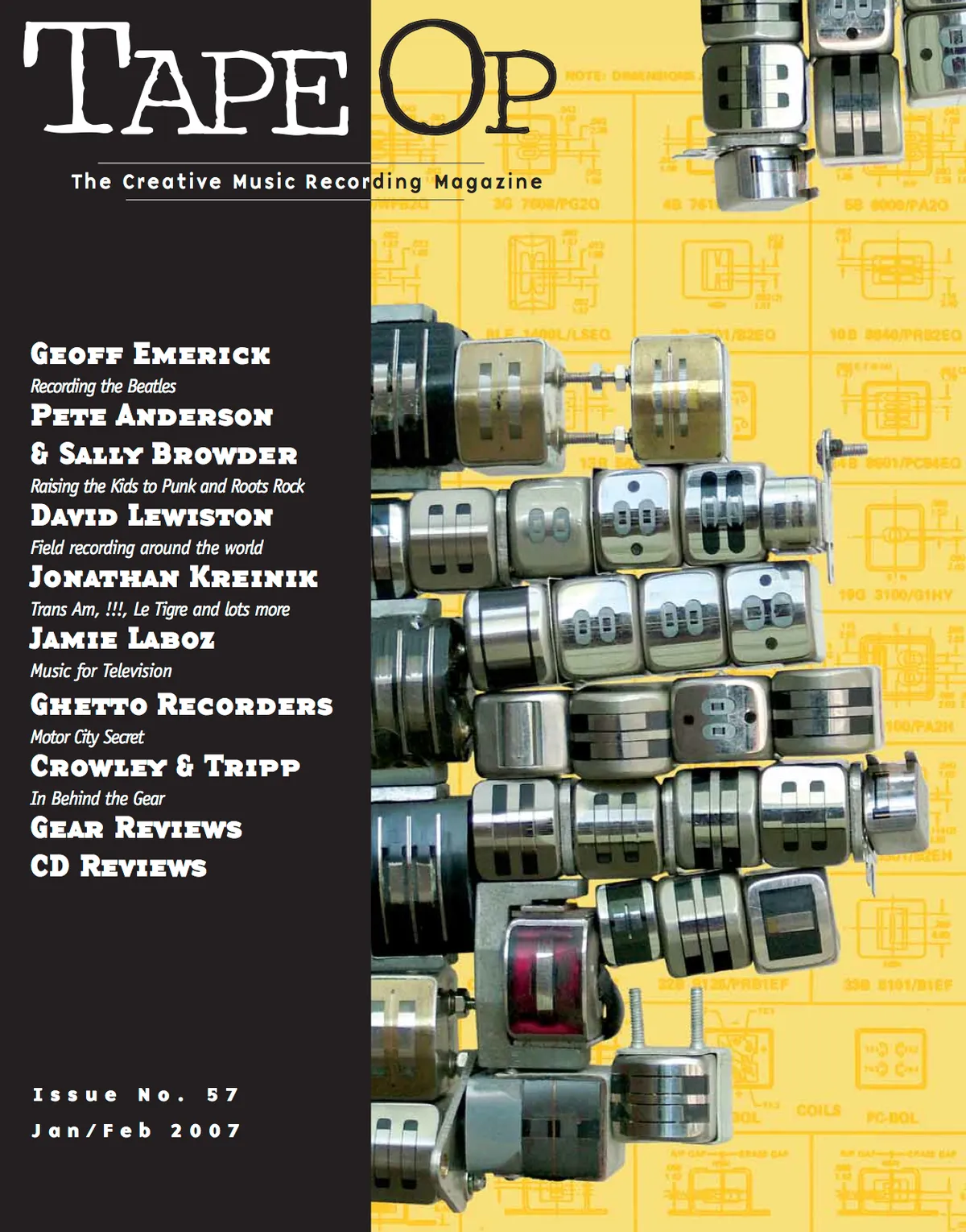 Tape Op Magazine Issue #57 Cover