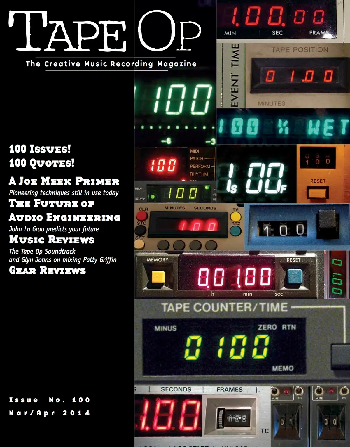 Tape Op Magazine Issue #100 Cover