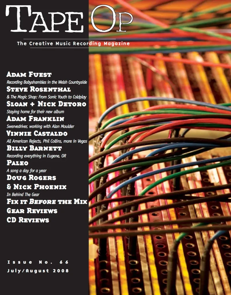 Tape Op Magazine Issue #66 Cover