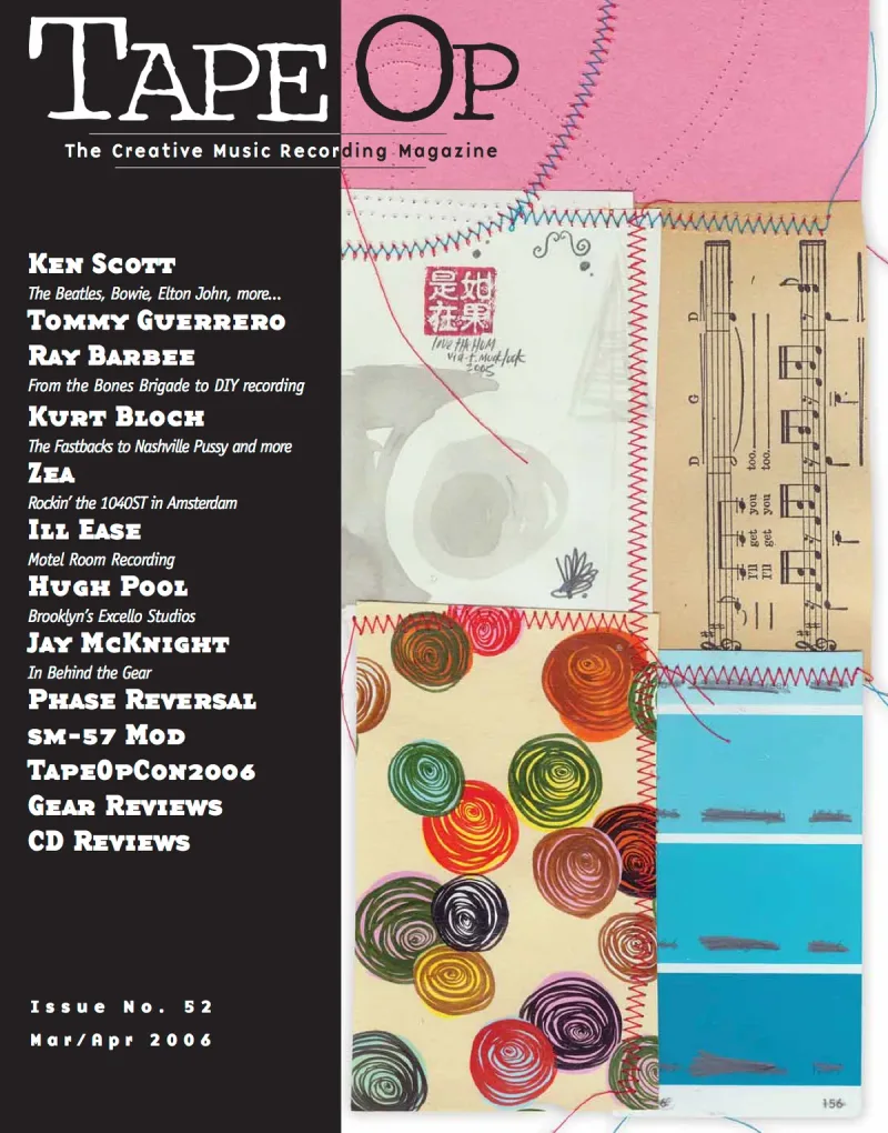Tape Op Magazine Issue #52 Cover