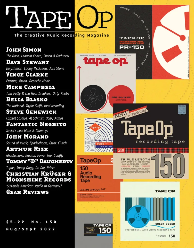 Tape Op Magazine Issue #150 Cover