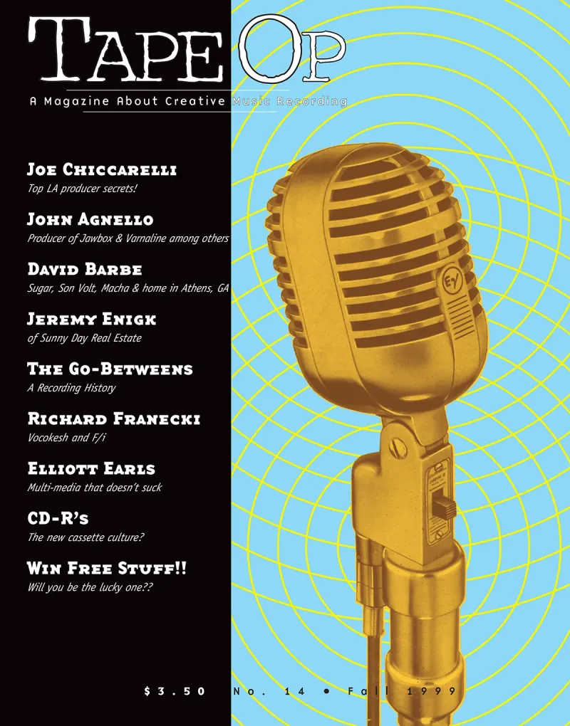 Tape Op Magazine Issue #14 Cover